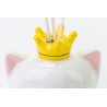Bomboniera Battesimo Nascita Compleanno Profumatore Diffusore Gattino Porcellana Con Box