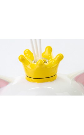 Bomboniera Battesimo Nascita Compleanno Profumatore Diffusore Gattino Porcellana Con Box