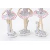 Bomboniera Battesimo Nascita Compleanno Ballerina Resina 3 assortiti