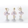 Bomboniera Battesimo Nascita Compleanno Ballerina Resina 3 assortiti