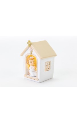 Bomboniera Comunione Bimba Chiesa Led Comunione Calice Resina