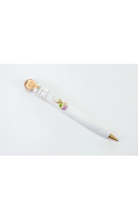 Bomboniera Comunione Penna Bimbo Comunione Calice Resina 17 Cm