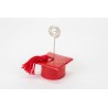Bomboniera Laurea Segnaposto Memoclip Tocco Laurea Rosso Porcellana