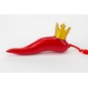Bomboniera Laurea Corno Rosso Laurea Corona Resina 10x2,5x3 CM