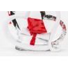 Bomboniera Laurea Cuore Laurea Tocco Pergamena Resina 14,5x12 CM
