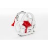 Bomboniera Laurea Cuore Laurea Tocco Pergamena Resina 14,5x12 CM