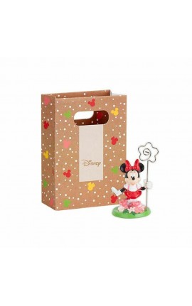 Bomboniera Battesimo Nascita Compleanno Segnaposto Minnie Con Fiori Con Borsetta