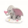 Bomboniera Battesimo Nascita Compleanno Dumbo Elefantino Rosa Bimba