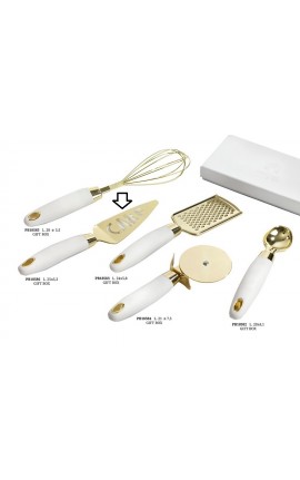 Bomboniera Matrimonio Utili Paletta Torta Dolce Metallo Oro Con Box