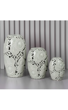 Vaso Grigio Chiaro 22x33 Cm Henriette