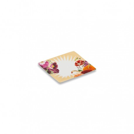 Vassoio Quadrato Piattino 12 cm Cipria Florentia CM Porcellana Henriette