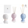 Bomboniera Battesimo Compleanno Profumatore Diffusore Mappamondo Porcellana Celeste Con Box