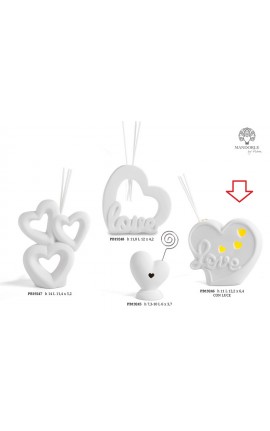 Bomboniera Matrimonio Profumatore Diffusore Cuore Love Led Con Box