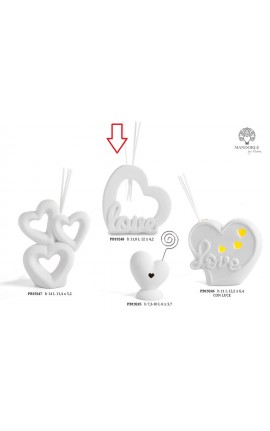 Bomboniera Matrimonio Profumatore Diffusore Cuore Love Con Box