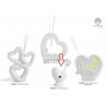 Bomboniera Matrimonio Memoclip Cuore Porcellana Segnaposto