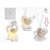 Bomboniera Matrimonio Profumatore Diffusore Cuore Love Oro e Bianco Con Box