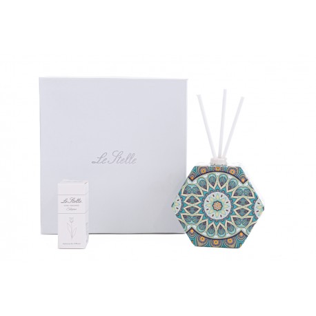 Bomboniera Matrimonio Profumatore Diffusore Cashmere Porcellana Multicolore con Box