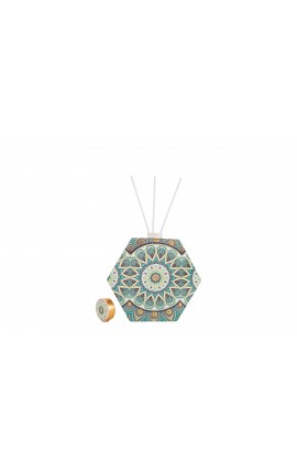 Bomboniera Matrimonio Profumatore Diffusore Cashmere Porcellana Multicolore h.14,5 Cm con Box