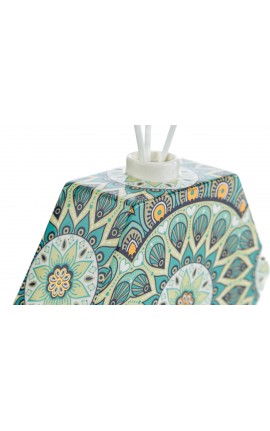 Bomboniera Matrimonio Profumatore Diffusore Esagonale Cashmere Porcellana Multicolore h.20 Cm con Box