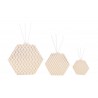 Bomboniera Matrimonio Profumatore Diffusore Esagonale Hypnosis Bianco e Oro Con Astuccio