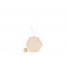 Bomboniera Matrimonio Profumatore Diffusore Esagonale Hypnosis Bianco e Oro Con Astuccio