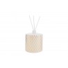Bomboniera Matrimonio Profumatore Diffusore Tondo Hypnosis Bianco e Oro Con Astuccio h.13.5 Cm