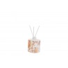 Bomboniera Matrimonio Profumatore Diffusore Tondo Thai Flower Bianco e Oro Con Astuccio