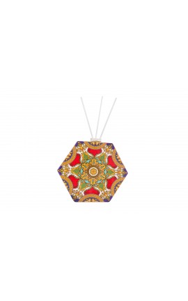 Bomboniera Matrimonio Profumatore Diffusore Esagonale Royal Carousel Con Astuccio h.20 Cm