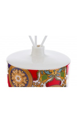 Bomboniera Matrimonio Profumatore Diffusore Tondo Royal Carousel Con Astuccio h.13,5 Cm