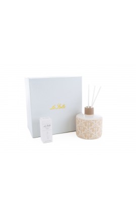 Bomboniera Matrimonio Profumatore Diffusore Tondo Porcellana Florentia Con Astuccio