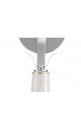 Bomboniera Matrimonio Taglia Pizza Rotella Pizza White Lady Porcellana e Metallo Con Astuccio