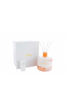 Bomboniera Matrimonio Profumatore Diffusore Porcellana flower Spritz Decoro Floreale Con Astuccio h.11 Cm