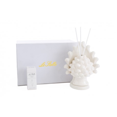 Bomboniera Matrimonio Profumatore Diffusore Pigna Porcellana Binco Con Astuccio