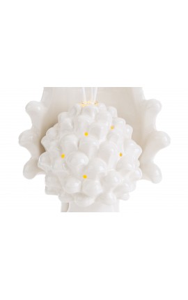Bomboniera Matrimonio Profumatore Diffusore Pigna Porcellana Bianco Led Con Astuccio