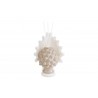 Bomboniera Matrimonio Profumatore Diffusore Pigna Porcellana Beige Led Con Astuccio