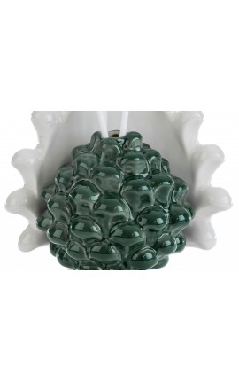 Bomboniera Matrimonio Profumatore Diffusore Pigna Porcellana Verde Con Astuccio