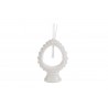 Bomboniera Matrimonio Profumatore Diffusore Pigna Porcellana Bianca Con Astuccio H.15,5 Cm