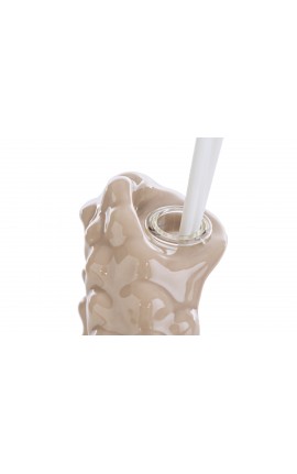 Bomboniera Matrimonio Profumatore Diffusore Pigna Porcellana Beige Con Astuccio