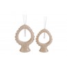 Bomboniera Matrimonio Profumatore Diffusore Pigna Porcellana Beige Con Astuccio