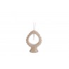 Bomboniera Matrimonio Profumatore Diffusore Pigna Porcellana Beige Con Astuccio