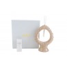 Bomboniera Matrimonio Profumatore Diffusore Pigna Porcellana Beige Con Astuccio