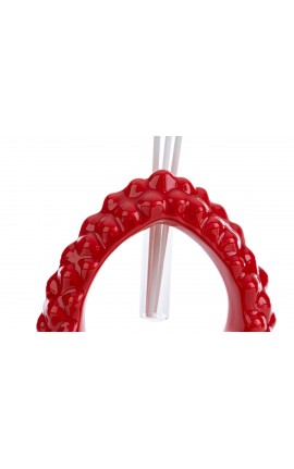 Bomboniera Matrimonio Profumatore Diffusore Pigna Porcellana Rossa Con Astuccio