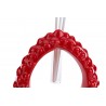 Bomboniera Matrimonio Profumatore Diffusore Pigna Porcellana Rossa Con Astuccio