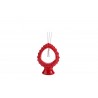 Bomboniera Matrimonio Profumatore Diffusore Pigna Porcellana Rossa Con Astuccio