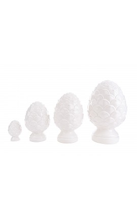 Bomboniera Matrimonio Pomo Pumo Porcellana Bianca 11xh.17 Cm