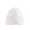 Bomboniera Matrimonio Pomo Pumo Porcellana Bianca 11xh.17 Cm