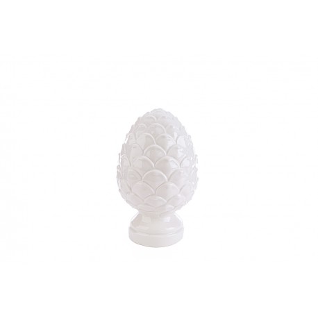 Bomboniera Matrimonio Pomo Pumo Porcellana Bianca 11xh.17 Cm