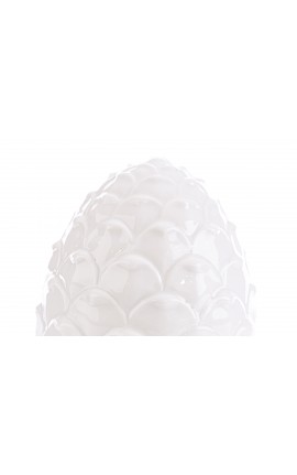 Bomboniera Matrimonio Pomo Pumo Porcellana Bianca 14xh.22Cm