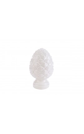 Bomboniera Matrimonio Pomo Pumo Porcellana Bianca 14xh.22Cm