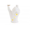 Bomboniera Matrimonio Profumatore Diffusore Mano Cuore Led Porcellana Bianco e Oro Con Astuccio